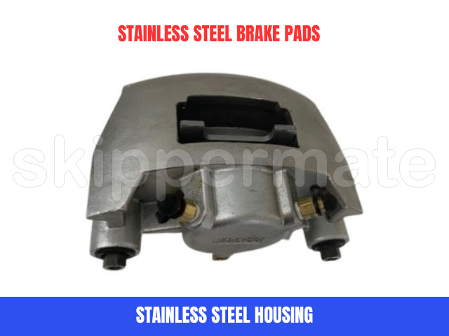 Picture of Stainless Steel Universal Brake Caliper from the front 